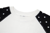 DAXUEN Starry Heart Raglan Long-Sleeve T-Shirt