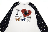 DAXUEN Long sleeve t-shirt with graphic print and raglan sleeves