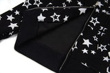 DAXUEN Star print full-zip hooded jacket
