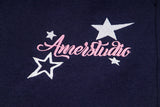 DAXUEN Wide-leg sweatpants with star graphics and keychain