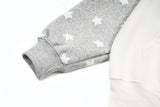 DAXUEN Colour-blocked full-zip hoodie with star graphics
