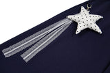 DAXUEN Wide-leg sweatpants with star graphics and keychain