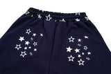 DAXUEN Wide-leg sweatpants with star graphics and keychain