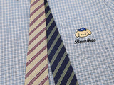DAXUEN Plaid short sleeve shirt with cartoon dog embroidery