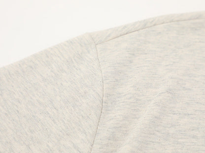 DAXUEN Short-sleeved henley-style T-shirt with graphic pocket