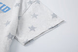 DAXUEN Oversized distressed star print t-shirt