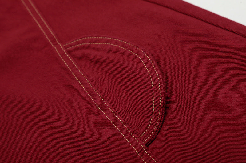 DAXUEN Deconstructed wide-leg trousers with contrasting stitching