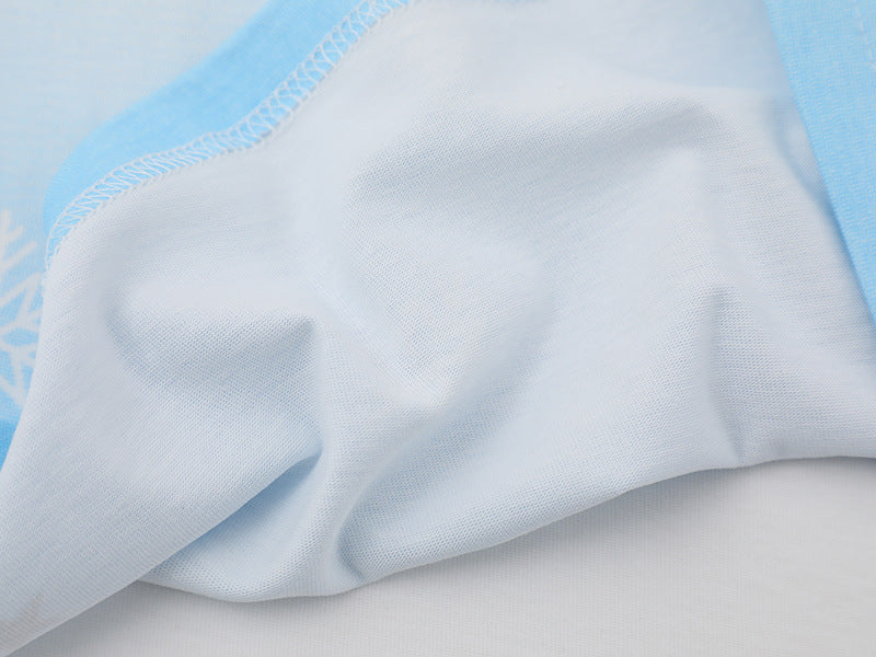 DAXUEN Gradient graphic T-shirt with dog head design