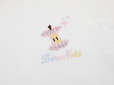 Embroidered apple core short-sleeve T-shirt