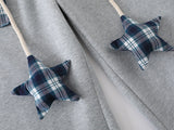 Loose-fitting balloon pants with plaid details