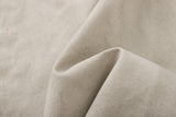 Deconstructed wide-leg cargo pants in light beige