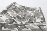 Camouflage wide-leg cargo pants