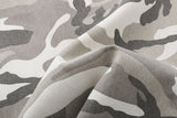 Camouflage wide-leg cargo pants