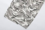 Camouflage wide-leg cargo pants
