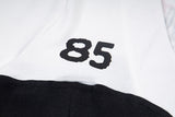Fitted women's short-sleeved color block T-shirt