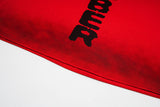 Distressed graphic short-sleeved T-shirt