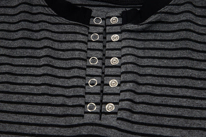 Slim-fit V-neck T-shirt with unique graphics