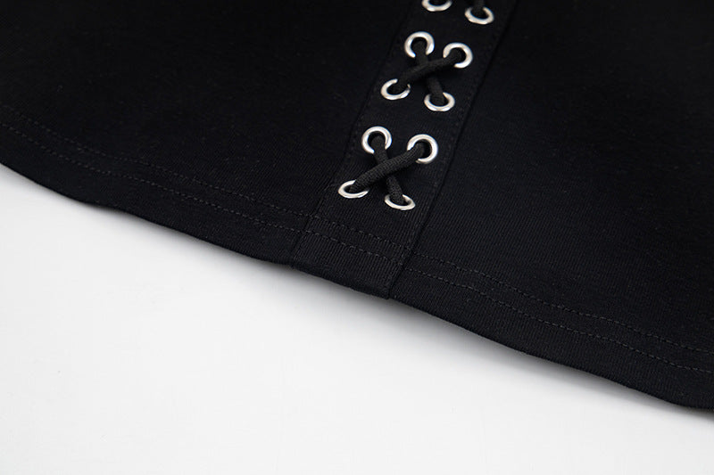 Slim-fit V-neck T-shirt with unique graphics