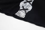 Women's slim-fit short-sleeve V-neck top