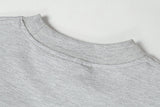 Men's vintage-inspired embroidered short-sleeve T-shirt