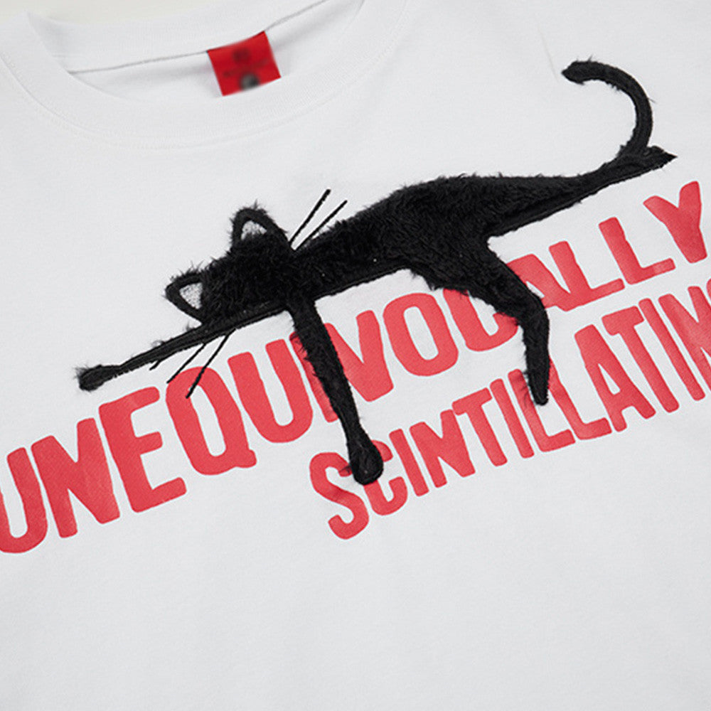 DAXUEN Chill Cat Graphic T-Shirt
