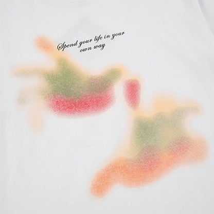 DAXUEN Abstract Graphic Relaxed-Fit T-Shirt