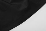DAXUEN Asymmetrical snap button short-sleeved T-shirt