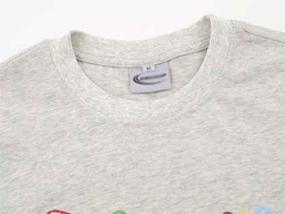 DAXUEN Playful cat graphic t-shirt