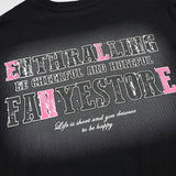 DAXUEN Relaxed-fit short-sleeved graphic T-shirt