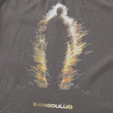 DAXUEN Distressed graphic T-shirt with human silhouette