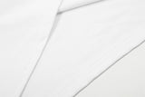 DAXUEN White ringer T-shirt with bold text and graphic