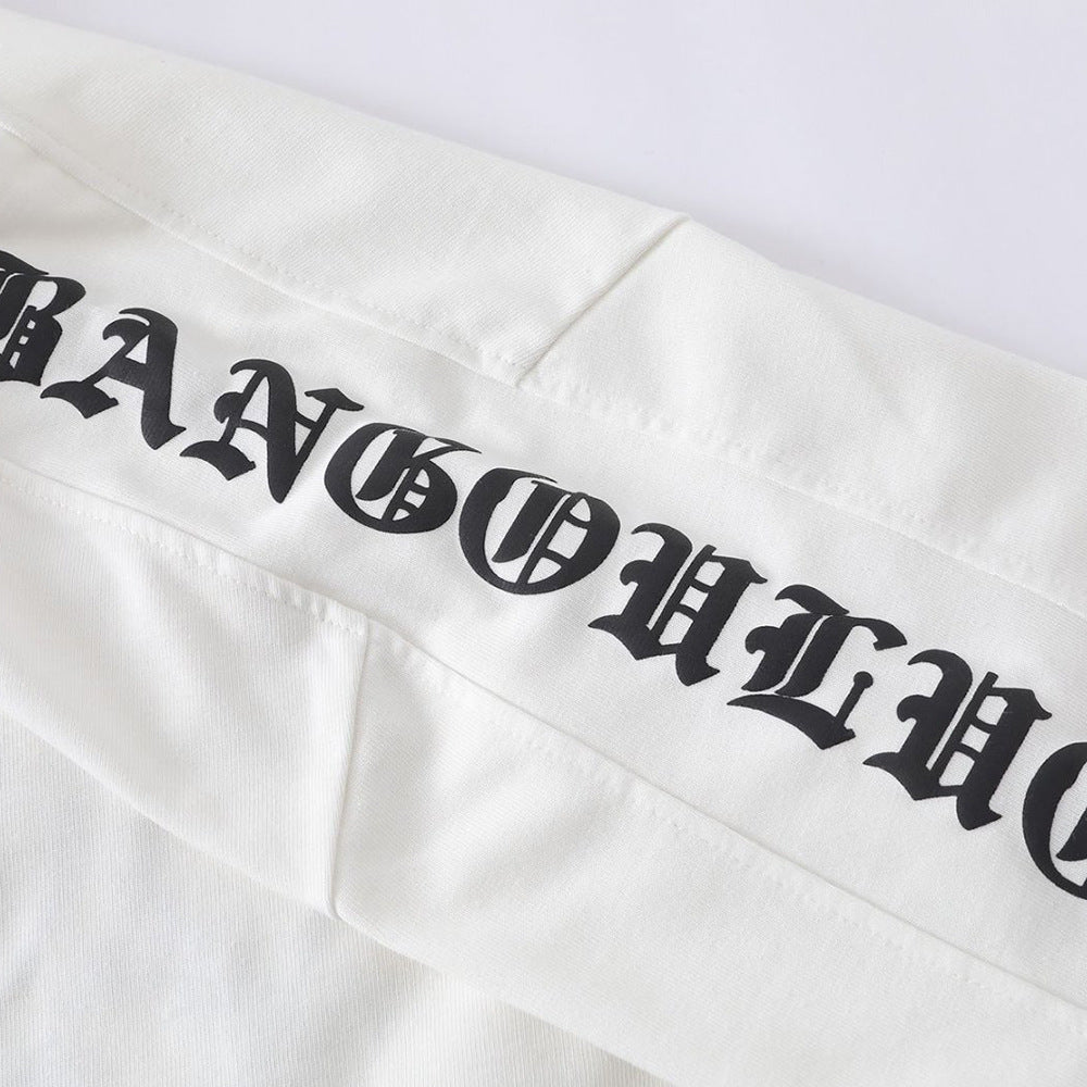 DAXUEN Distressed short-sleeved graphic t-shirt