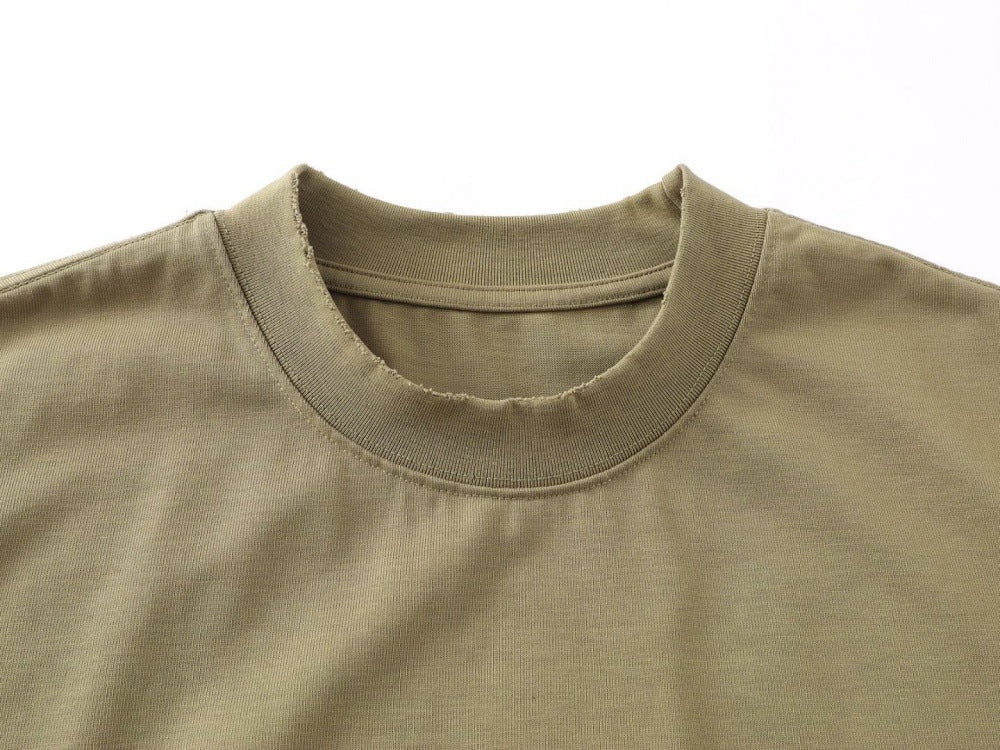DAXUEN Oversized t-shirt with BALANHIAGA embroidery