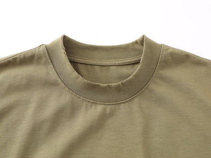 DAXUEN Oversized t-shirt with BALANHIAGA embroidery