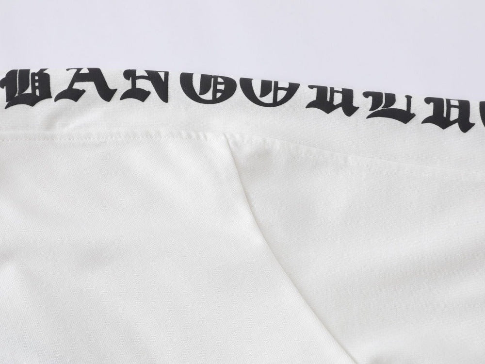DAXUEN Distressed short-sleeved graphic t-shirt