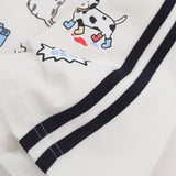 DAXUEN Cartoon printed short-sleeved polo shirt