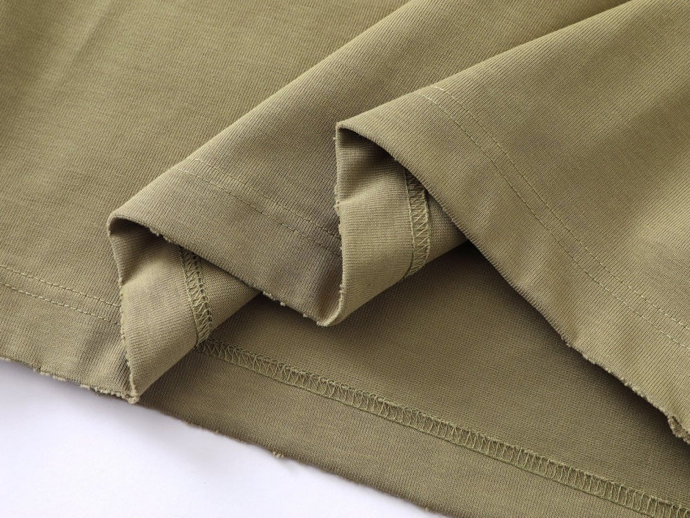 DAXUEN Oversized t-shirt with BALANHIAGA embroidery
