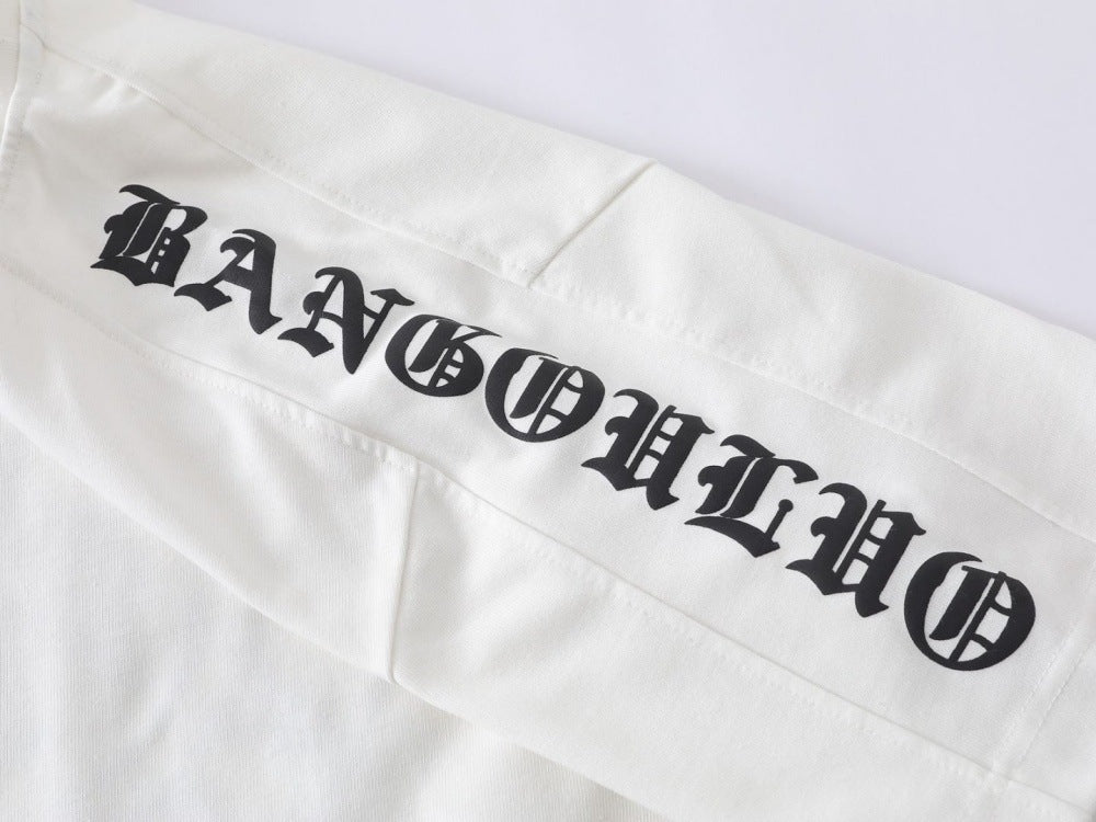 DAXUEN Distressed short-sleeved graphic t-shirt
