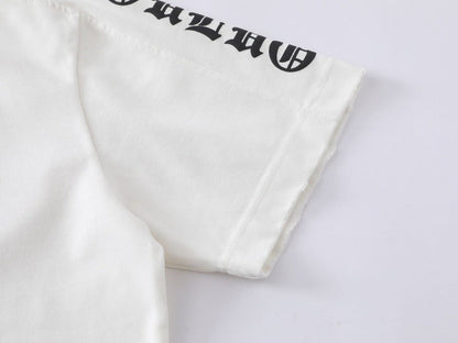 DAXUEN Distressed short-sleeved graphic t-shirt