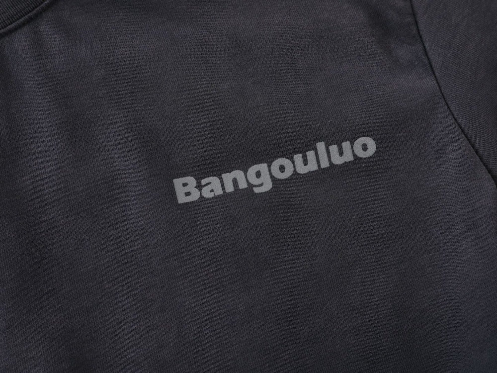 DAXUEN Distressed short-sleeve T-shirt with graphic panel