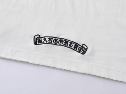 DAXUEN Distressed short-sleeved graphic t-shirt