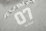 DAXUEN Heather grey short-sleeved graphic t-shirt