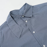DAXUEN Men's short-sleeved plaid button-up shirt