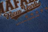 DAXUEN MAFA Vintage Denim Effect T-Shirt