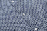 DAXUEN Men's short-sleeved plaid button-up shirt