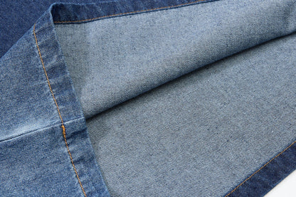 DAXUEN MAFA Vintage Denim Effect T-Shirt
