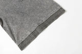 DAXUEN Distressed short sleeve T-shirt with raw edges