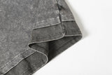 DAXUEN Distressed short sleeve T-shirt with raw edges