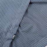 DAXUEN Men's short-sleeved plaid button-up shirt