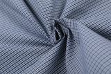 DAXUEN Men's short-sleeved plaid button-up shirt
